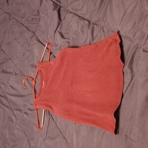 Burgundy tank top